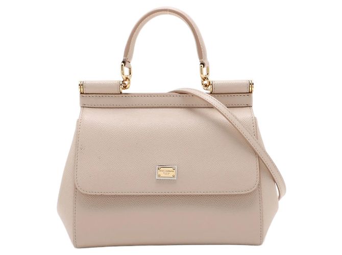 Dolce & Gabbana Miss Sicily Leather Medium Rose