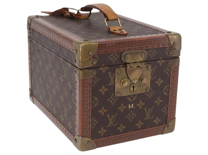 LOUIS VUITTON Monogram Boite Flacon Hand Bag M21828 LV Auth 196661 Monogramma