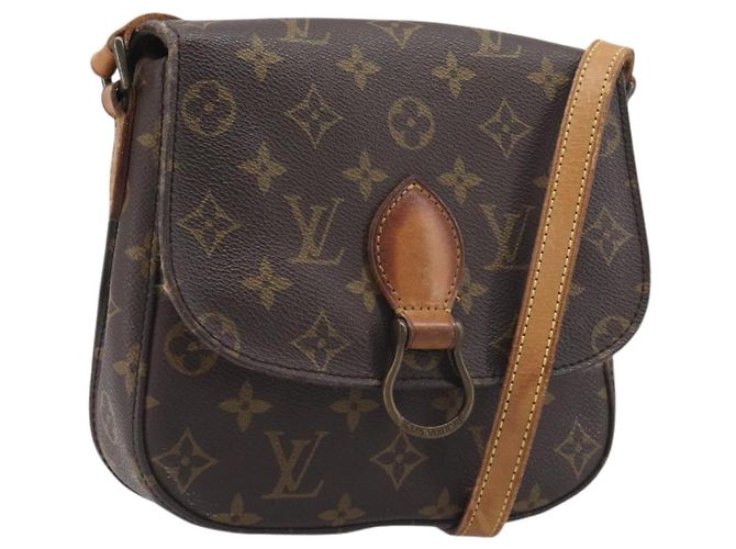 LOUIS VUITTON Monogram Saint Cloud MM Shoulder Bag M51243 LV Auth 198907 Monograma