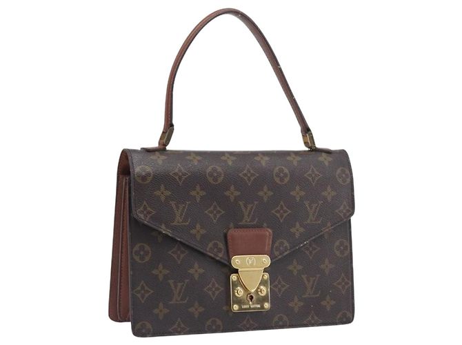Bolsa de mão LOUIS VUITTON Monogram Concorde M51190 LV Auth 199028 Monograma