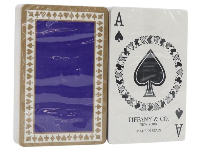 Autre Marque TIFFANY&Co. Playing Cards Paper Red Blue Auth 200172