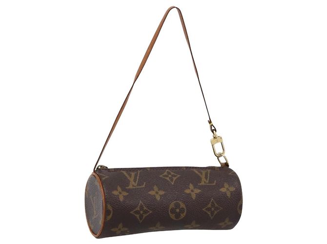 LOUIS VUITTON Monogram Papillon Pouch LV Auth 199061 Monograma