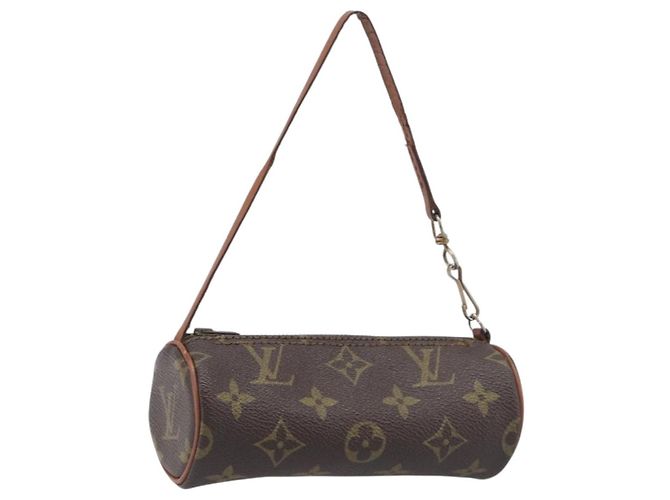 LOUIS VUITTON Monogram Papillon Pouch LV Auth 196594 Monograma