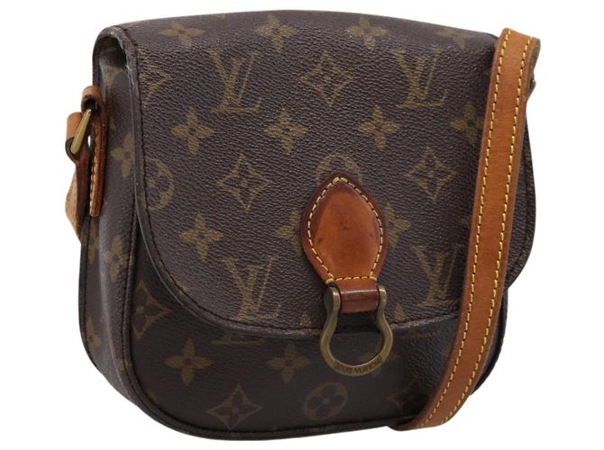 Bolso de hombro LOUIS VUITTON Monogram Saint Cloud PM M51244 LV Auth BA15343 Monograma