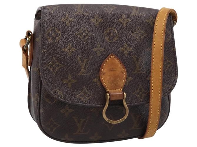 LOUIS VUITTON Monogram Saint Cloud MM Shoulder Bag M51243 LV Auth 198980 Monogramma