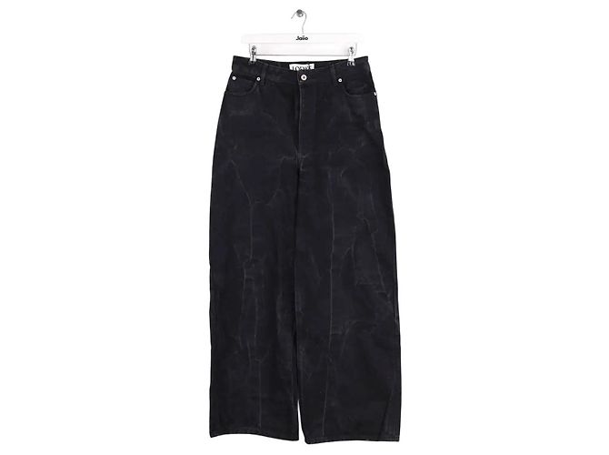 Vaqueros anchos Loewe negros de algodón
