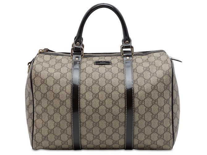 Borsa Boston Gucci Joy Medium GG Supreme Beige