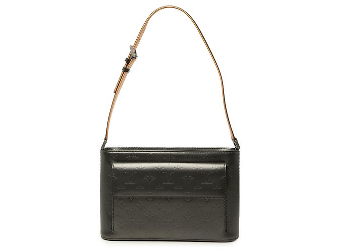 Bolsa de Ombro Louis Vuitton Monogram Mat Alston Cinza