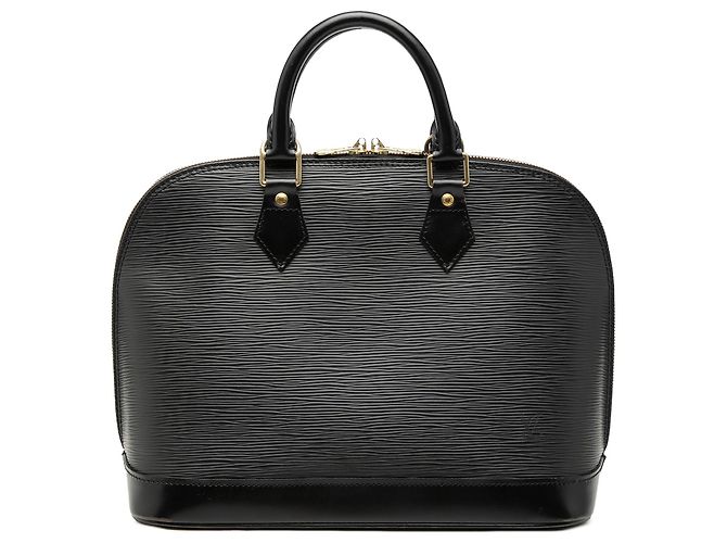 Borsa a mano Louis Vuitton Epi Alma PM Nera Nero