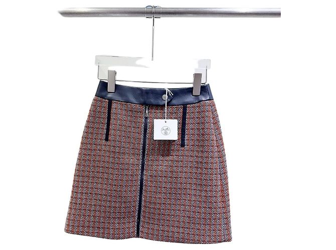 Hermès Wool High Waisted Skirt Size 34 Multiple colors