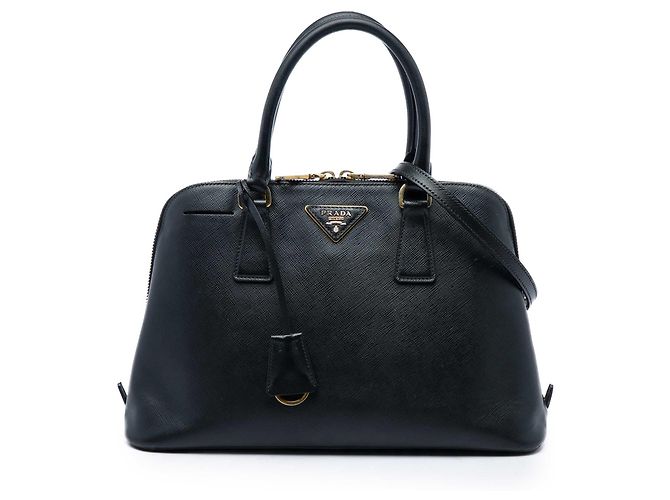 Borsa Prada Medium Saffiano Lux Promenade Nera Nero
