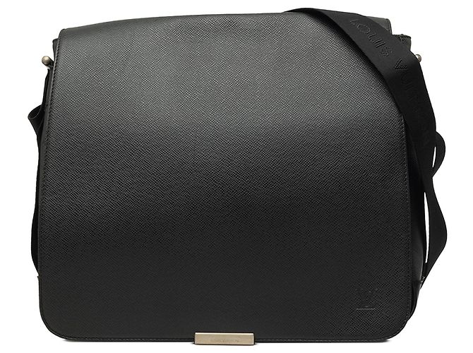 Borsa a tracolla Louis Vuitton Taiga Viktor Nera Nero
