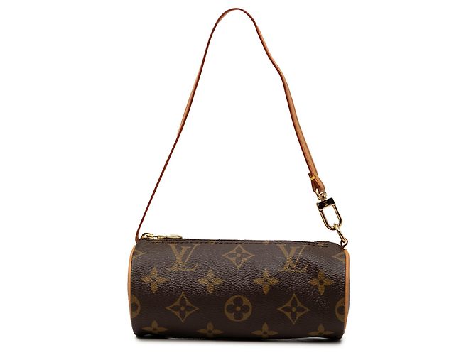 Louis Vuitton Monogram Papillon Pochette Handtasche Braun