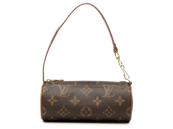 Louis Vuitton Monogram Papillon Pochette Handtasche Braun