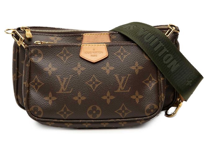 Bolso Louis Vuitton Monogram Multi Pochette Accessoires Marrón Castaño