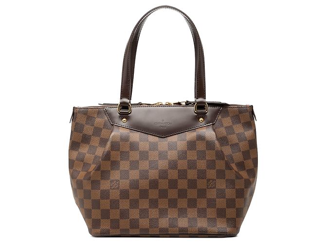 Borsa Louis Vuitton Damier Ebene Westminster PM Marrone