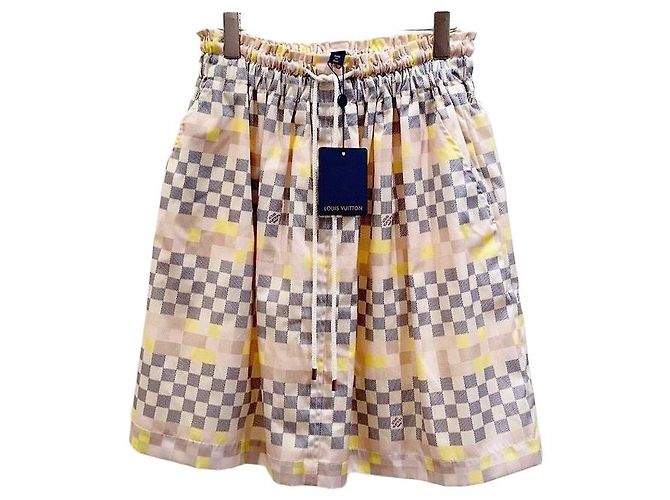 Louis Vuitton Rock Damier Check Polyamid 34 Mehrfarben