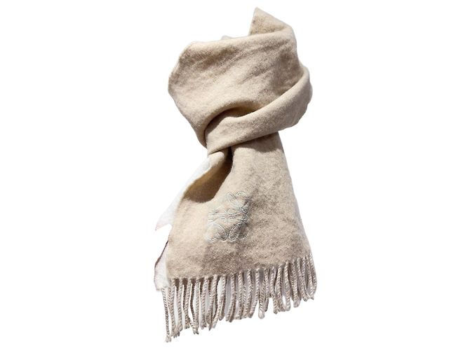 Sciarpa Loewe in cashmere beige Multicolore