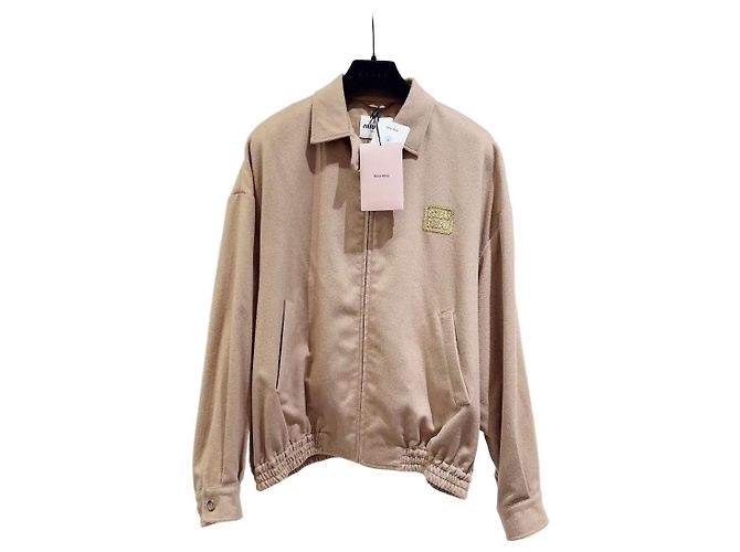 Miu Miu Denim Jacket Camel Multiple colors