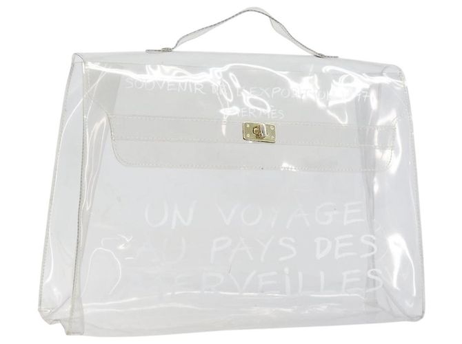 Hermès Kelly em vinil transparente