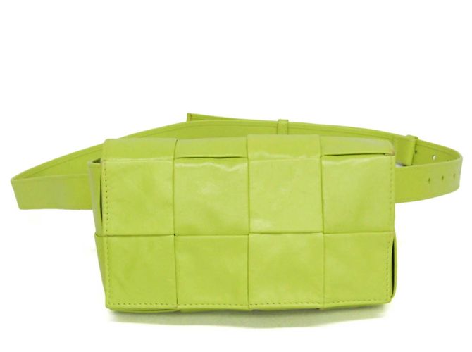 Bottega Veneta Cassette Leather Small Vert
