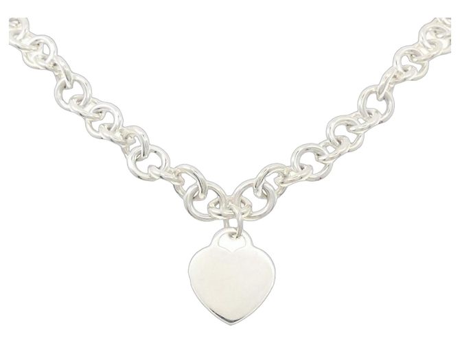 Tiffany & Co Collana Tiffany Heart Tag Argento