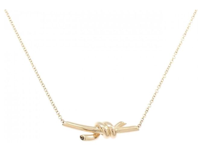 Tiffany & Co Collana Tiffany Knot Small in oro rosa D'oro