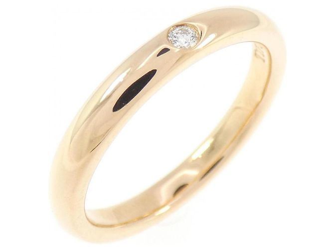 Tiffany & Co Anel Aliança Tiffany em Ouro Rosa 18K Dourado