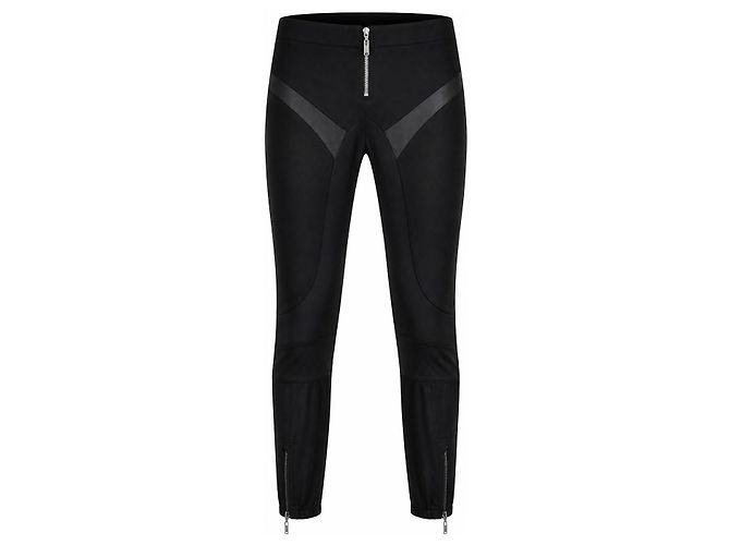 Louis Vuitton Hose mit Einsätzen Nicolas Ghesquière Pre-Fall 2016 Schwarz