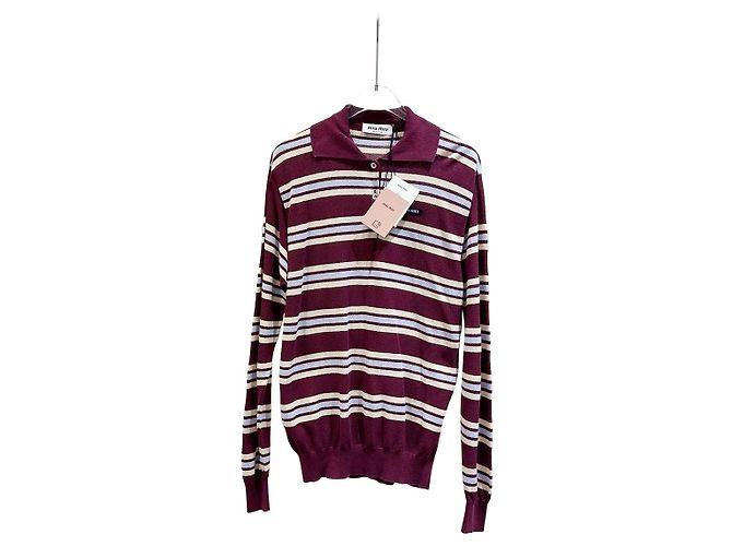 Polo Miu Miu de algodón Multicolor