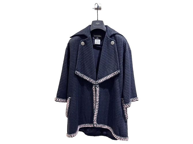 Casaco Chanel de tweed Multicor