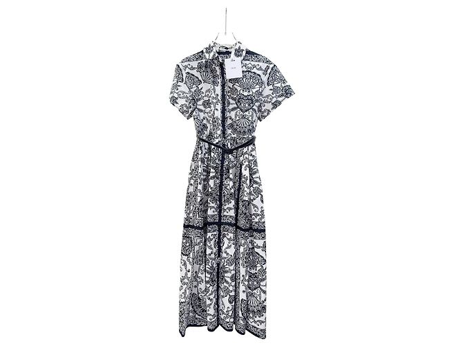 Dior Kleid aus Seide mehrfarbig Mehrfarben