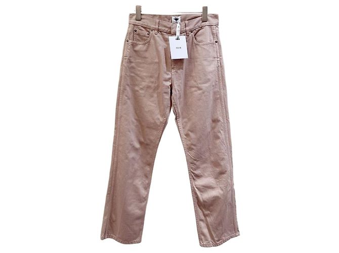 Vaqueros Dior de denim rosa Multicolor