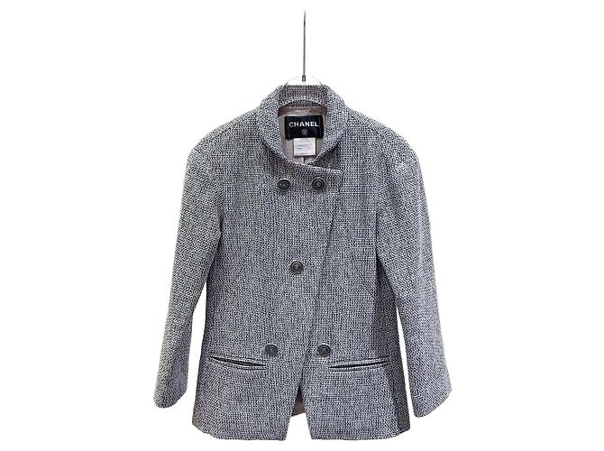 Chanel Tweed Jacket Multi Color Size 34 Multiple colors
