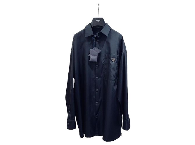 Giacca Prada in nylon nero XS Multicolore