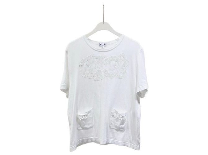 Top Chanel in Tweed a maniche corte Multicolore