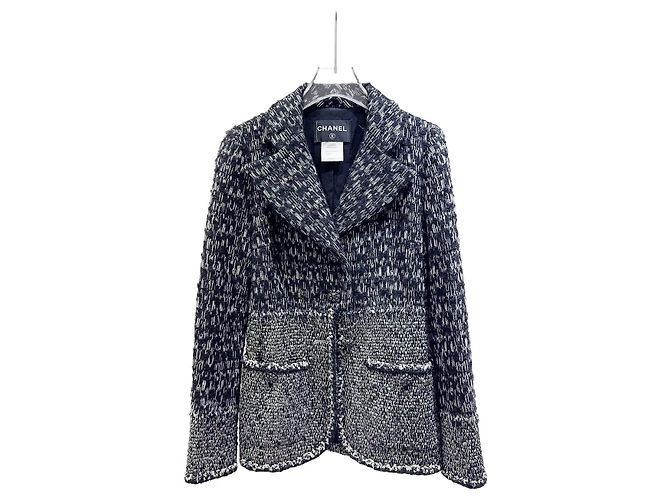 Chanel Tweed Jacket Multi Color Size 36 Multiple colors