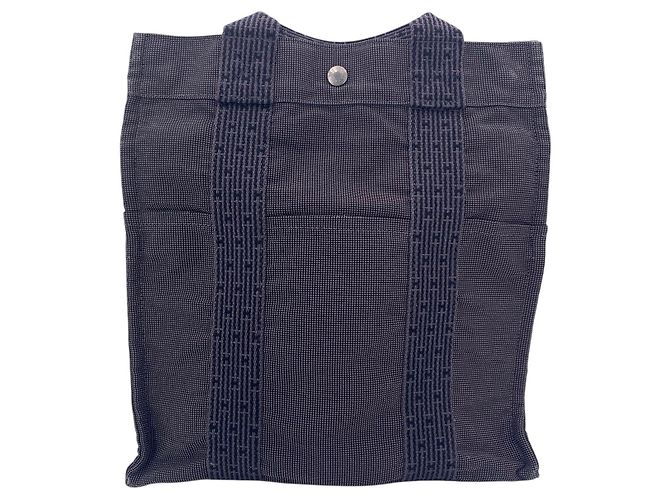 Hermès Hermes Grey Canvas Herline Sac A Dos MM Backpack Bag