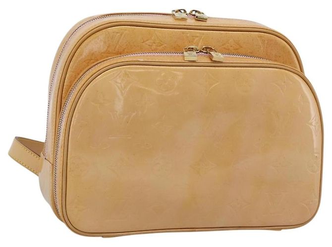 LOUIS VUITTON Monogram Vernis Marley Backpack Pink M91039 LV