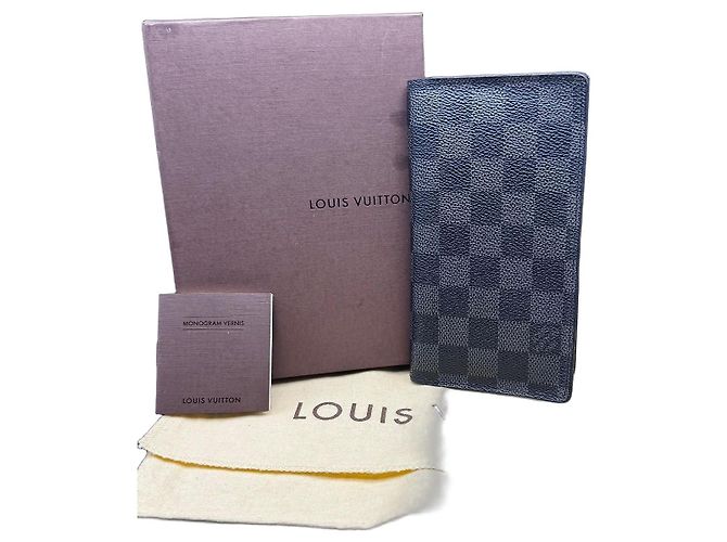 Louis Vuitton Damier Graphite Wallet Black
