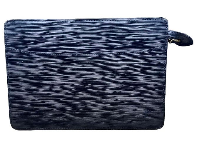 Louis Vuitton Epi Noe Clutch Schwarz