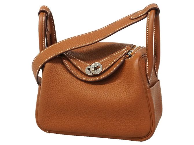 Hermès Hermes Lindy Mini Handtasche in Gold Golden