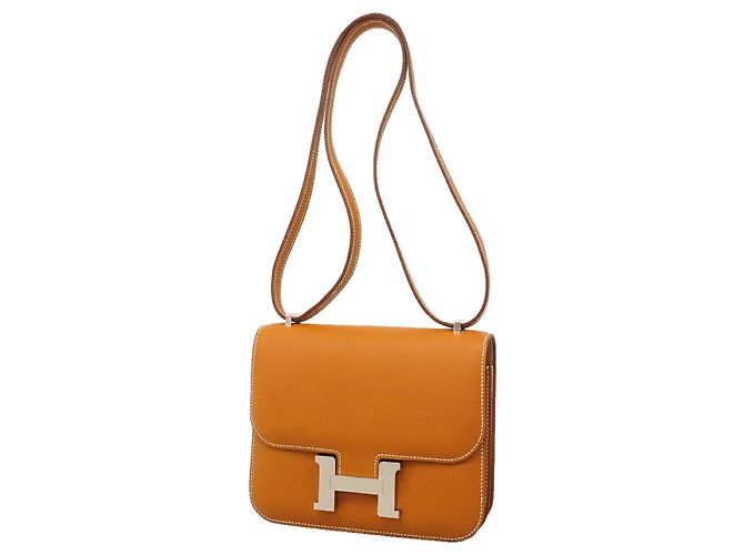 Hermès Borsa a tracolla Hermes Constance Mini D'oro