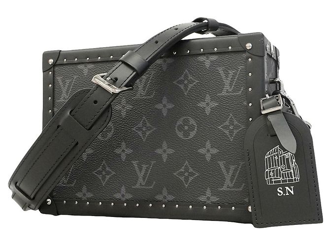Borsa a tracolla Louis Vuitton Monogram Eclipse Nero
