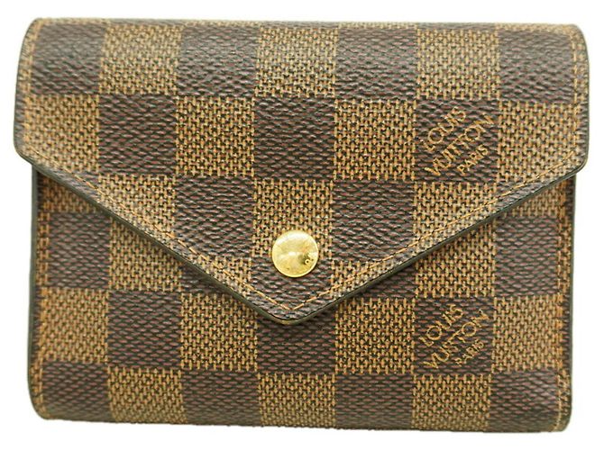 Cartera Louis Vuitton Tri-fold Rosa Damier ebene