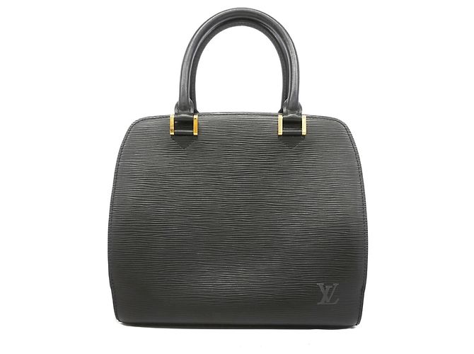 Borsa Louis Vuitton Epi Pont Neuf Nero