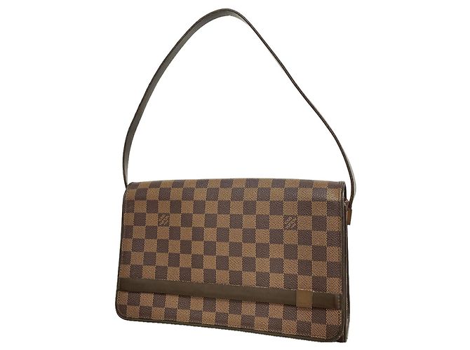 Borsa a tracolla lunga Louis Vuitton Damier Tribeca Damier ebene