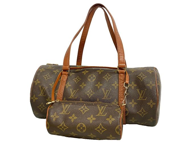 Borsa Louis Vuitton Monogram Papillon 30 Marrone