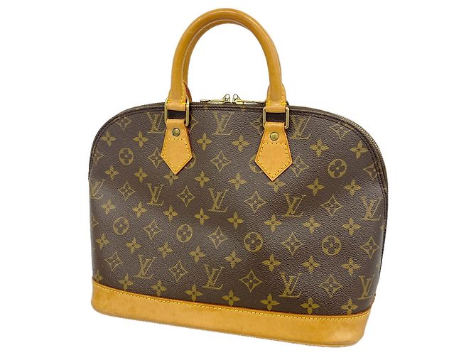 Louis Vuitton Alma Monogram Handtasche Braun
