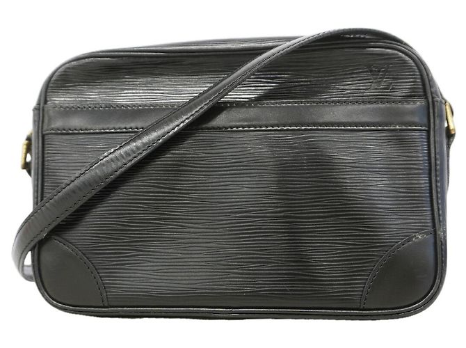 Borsa a tracolla Louis Vuitton Epi Trocadero 24 Nero